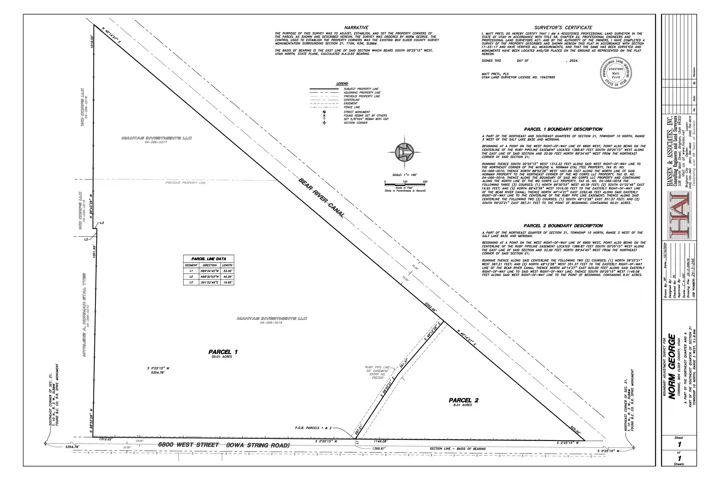 Survey map / technical document