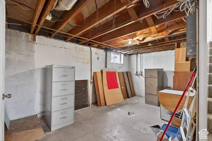 View of basement