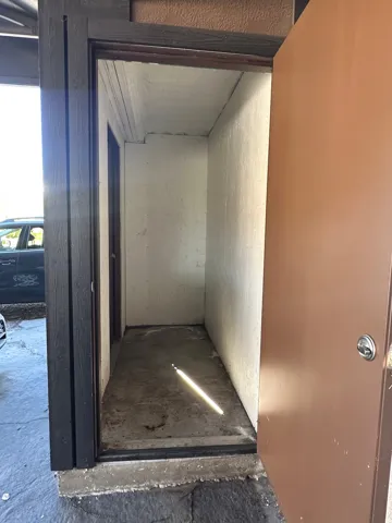 Lockable Storage space in carport