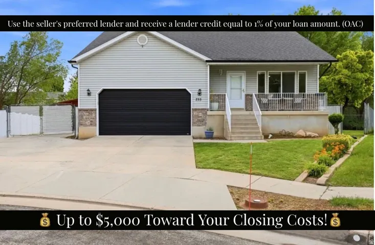 Property Listing Advertisement. Highlighting financial incentives for property acquisition