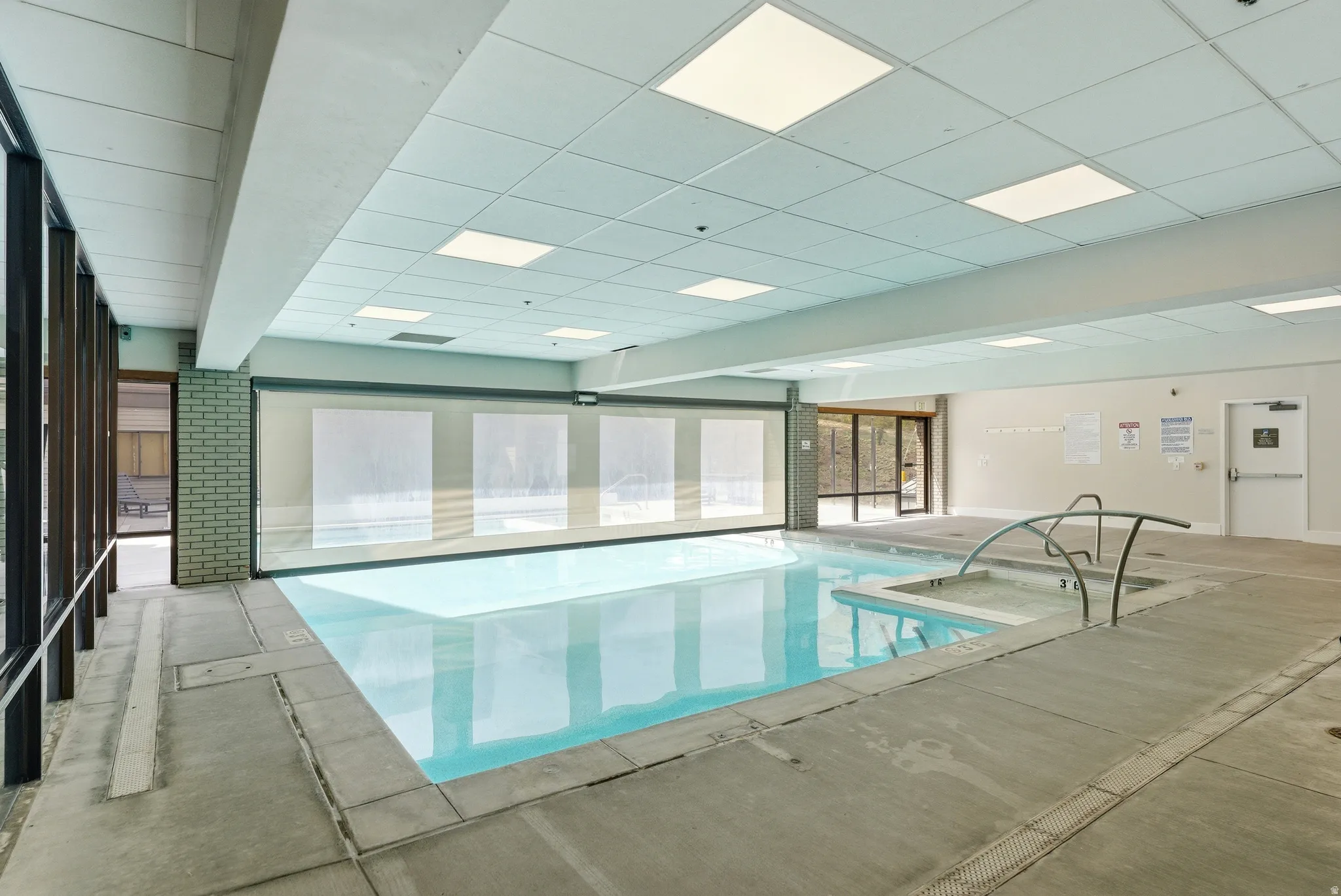 View of indoor pool