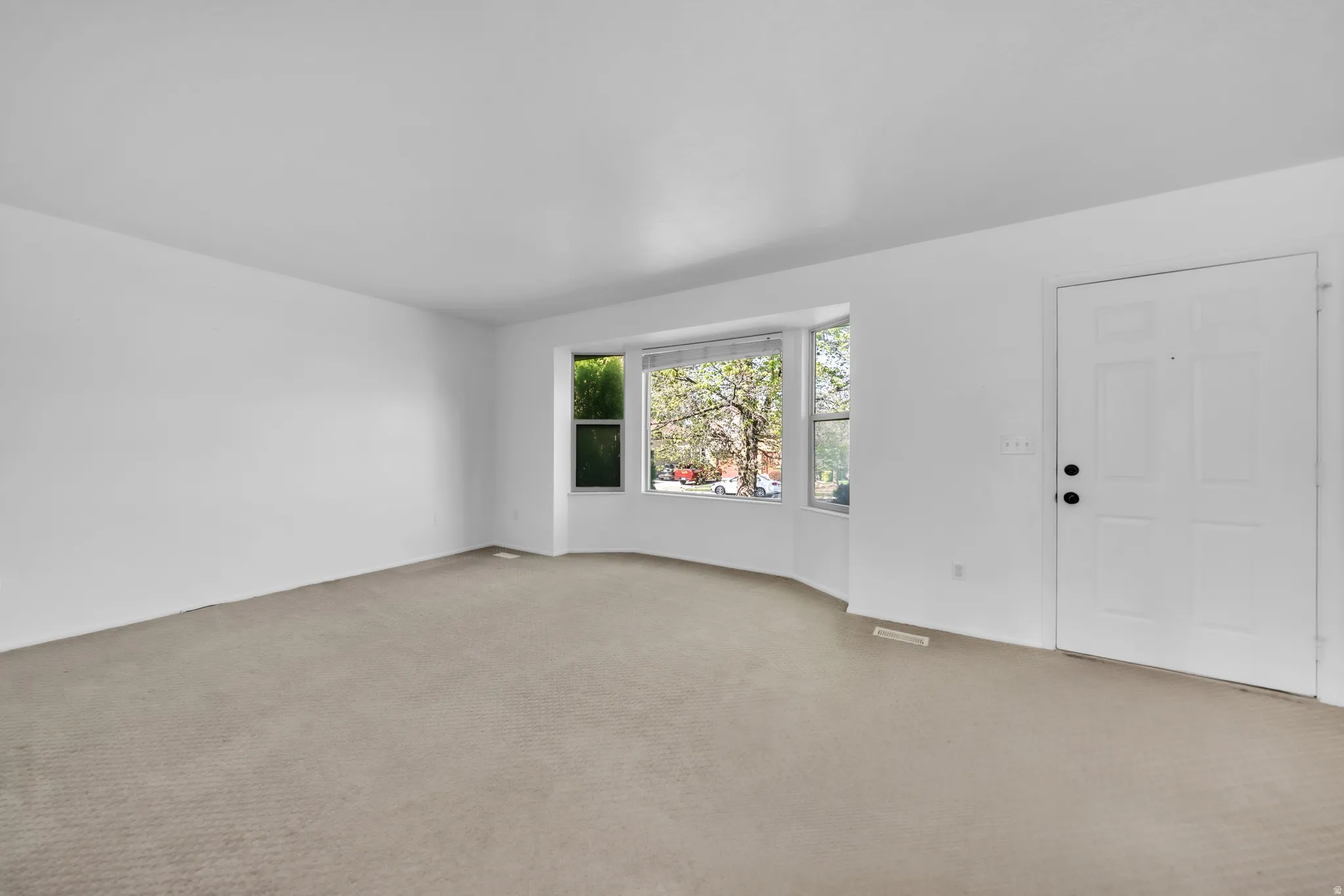 View of carpeted entryway