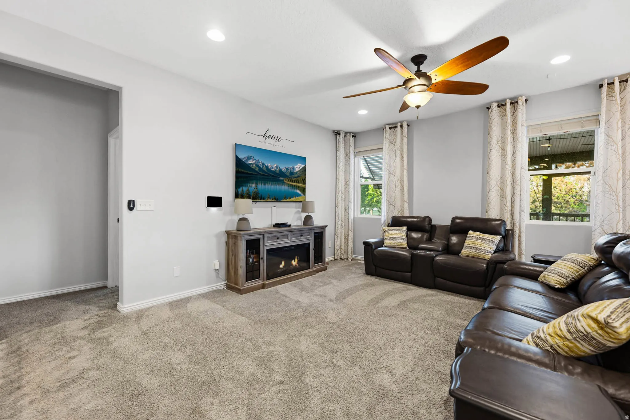 Beautiful and spacious living room.