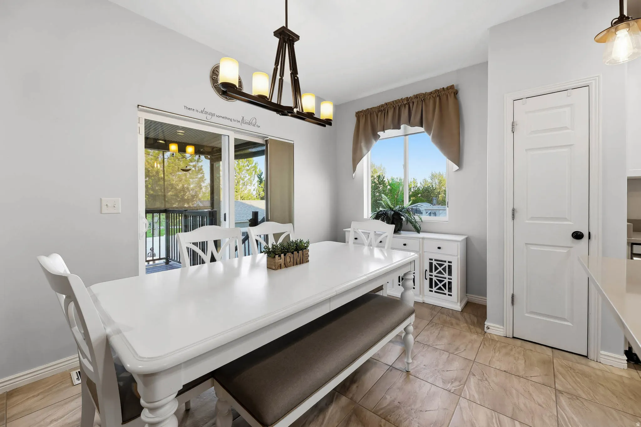 Large dining area