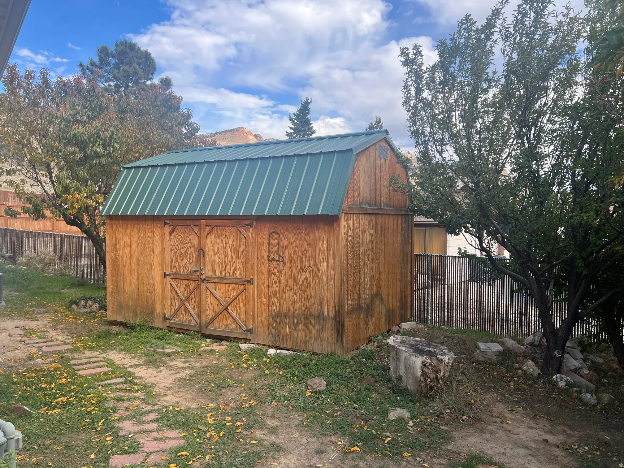 View of shed