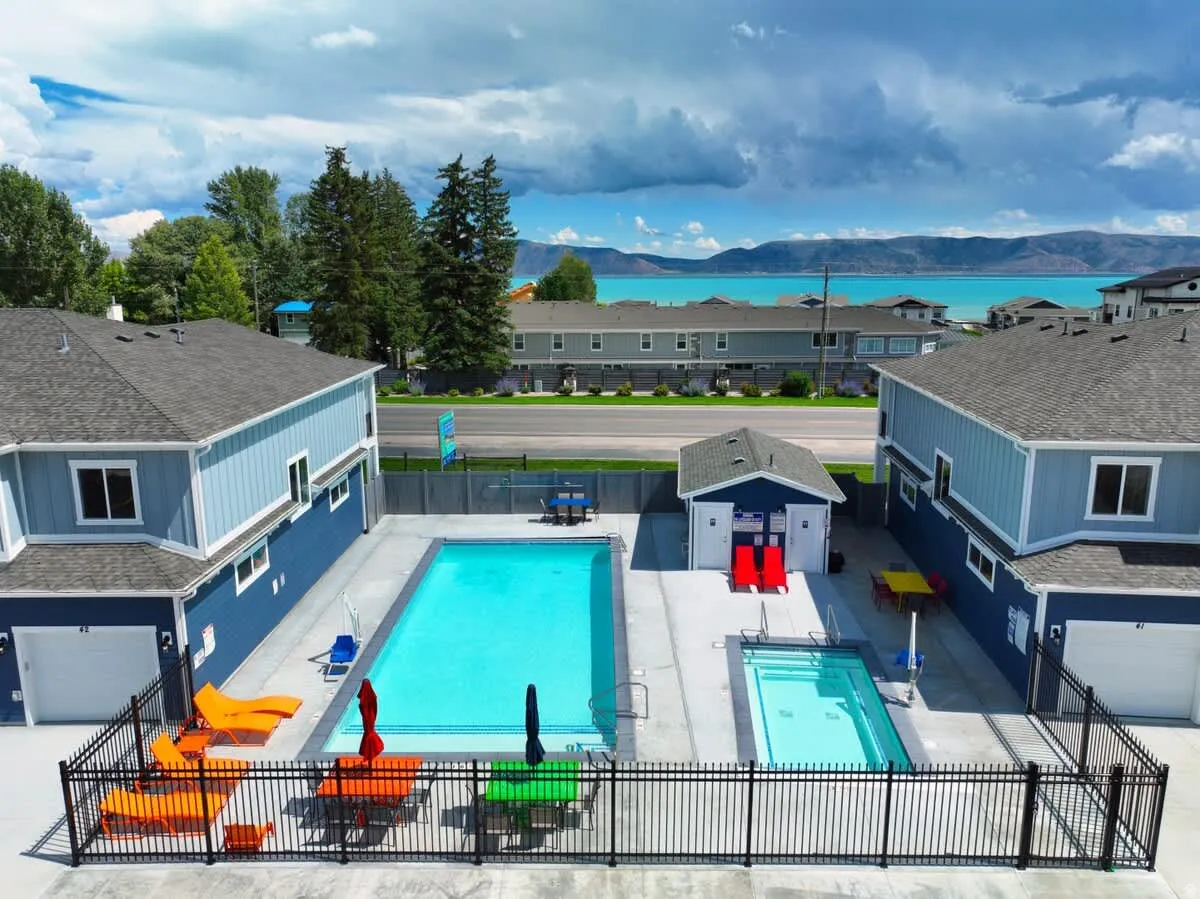 2nd pool and hot tub