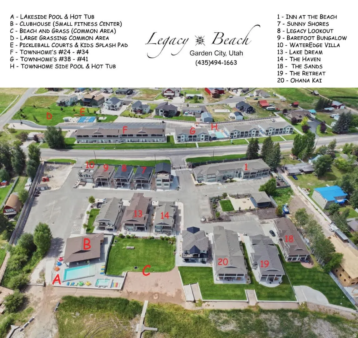 Drone / aerial view of Legacy Beach