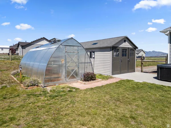 View of greenhouse