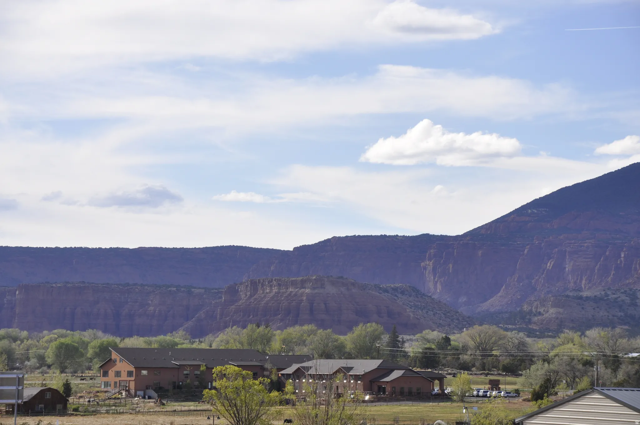 View of mountain background