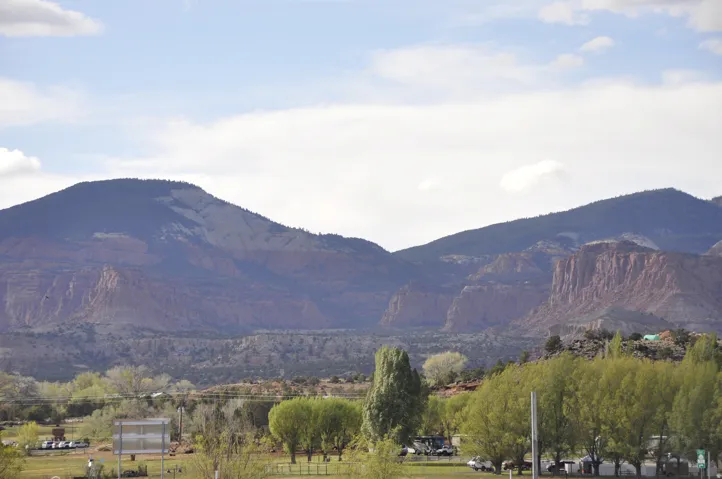 View of mountain backdrop