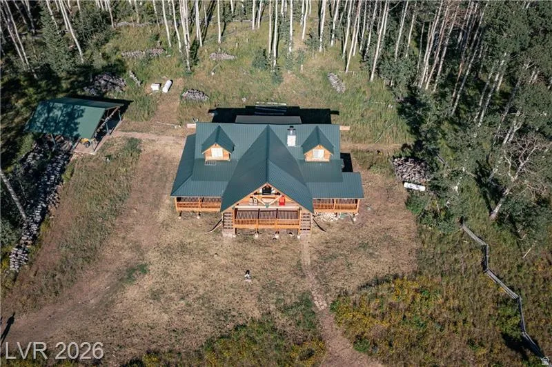 Aerial view of property and surrounding area