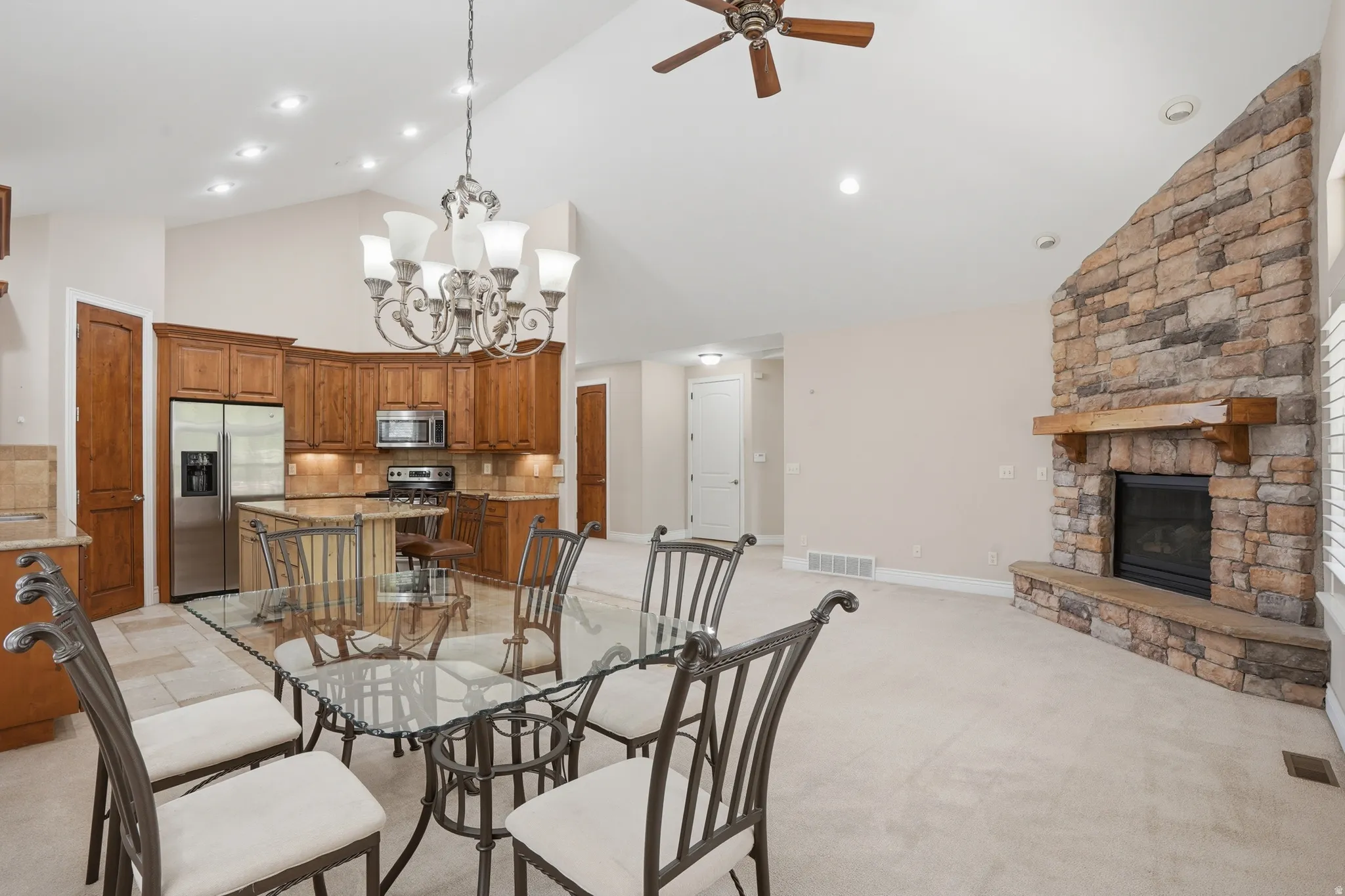 Dining table and chairs included in sale