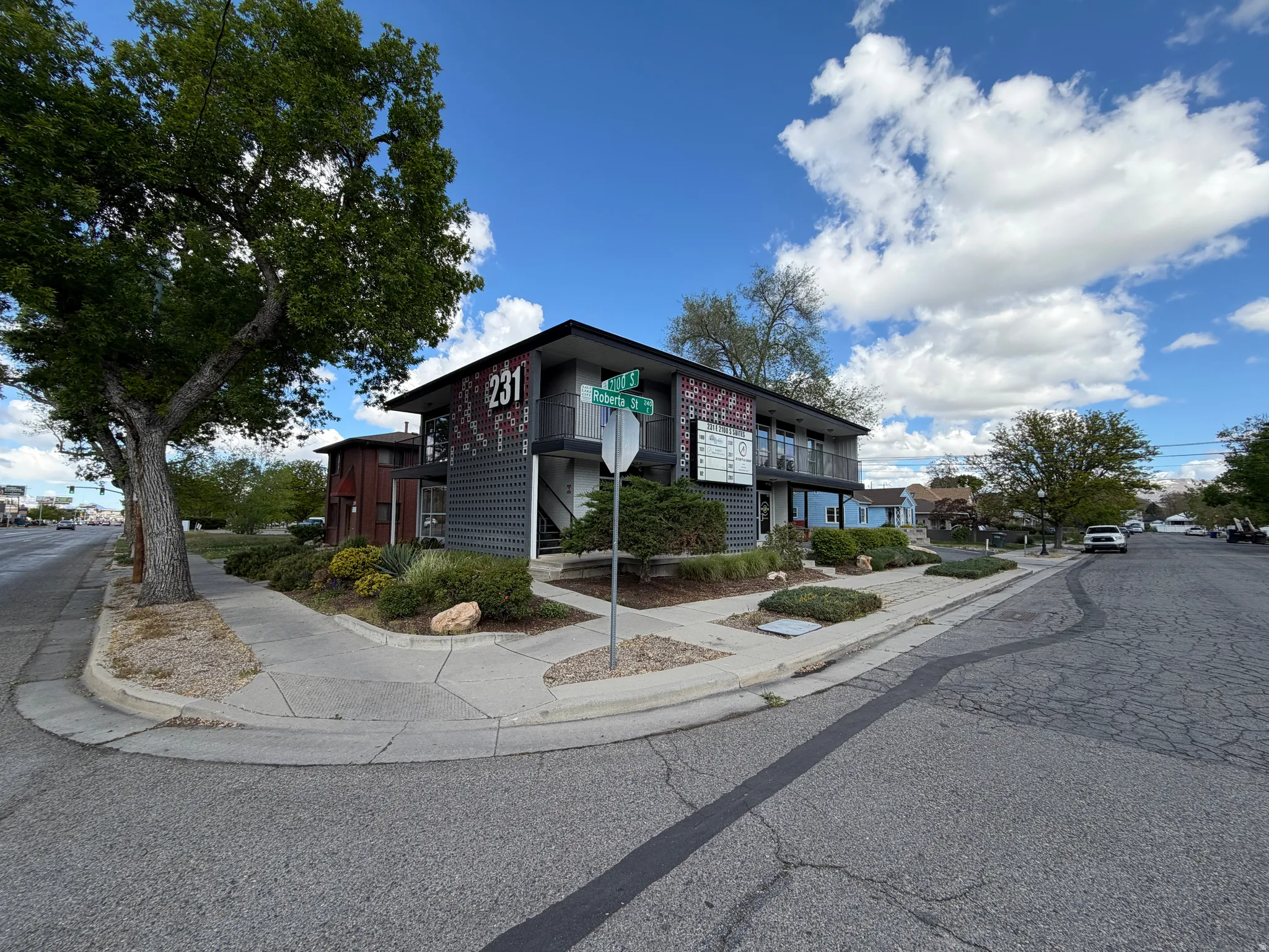 View of modern home