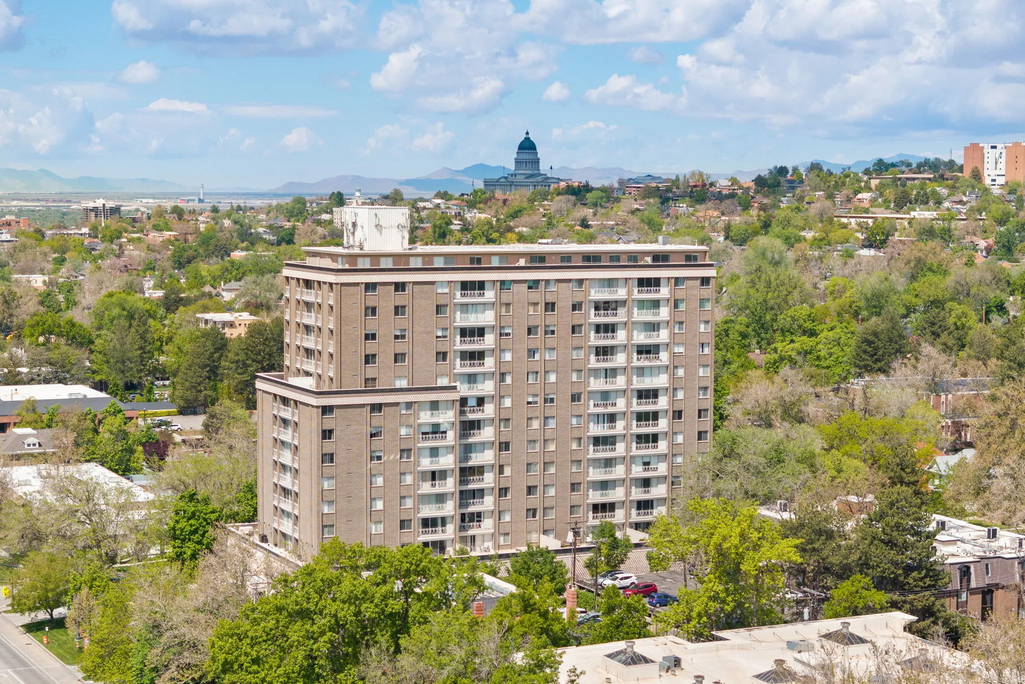 View of property featuring a mountain view
