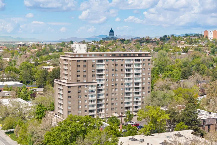 View of property featuring a mountain view