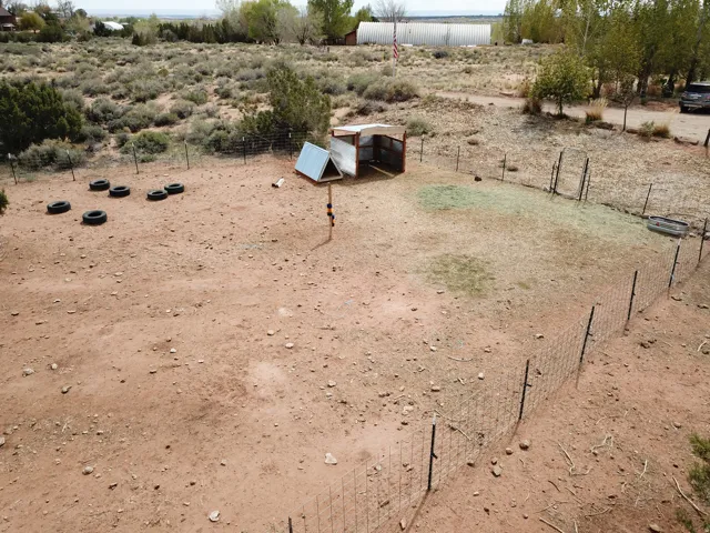 View of yard with a view of countryside