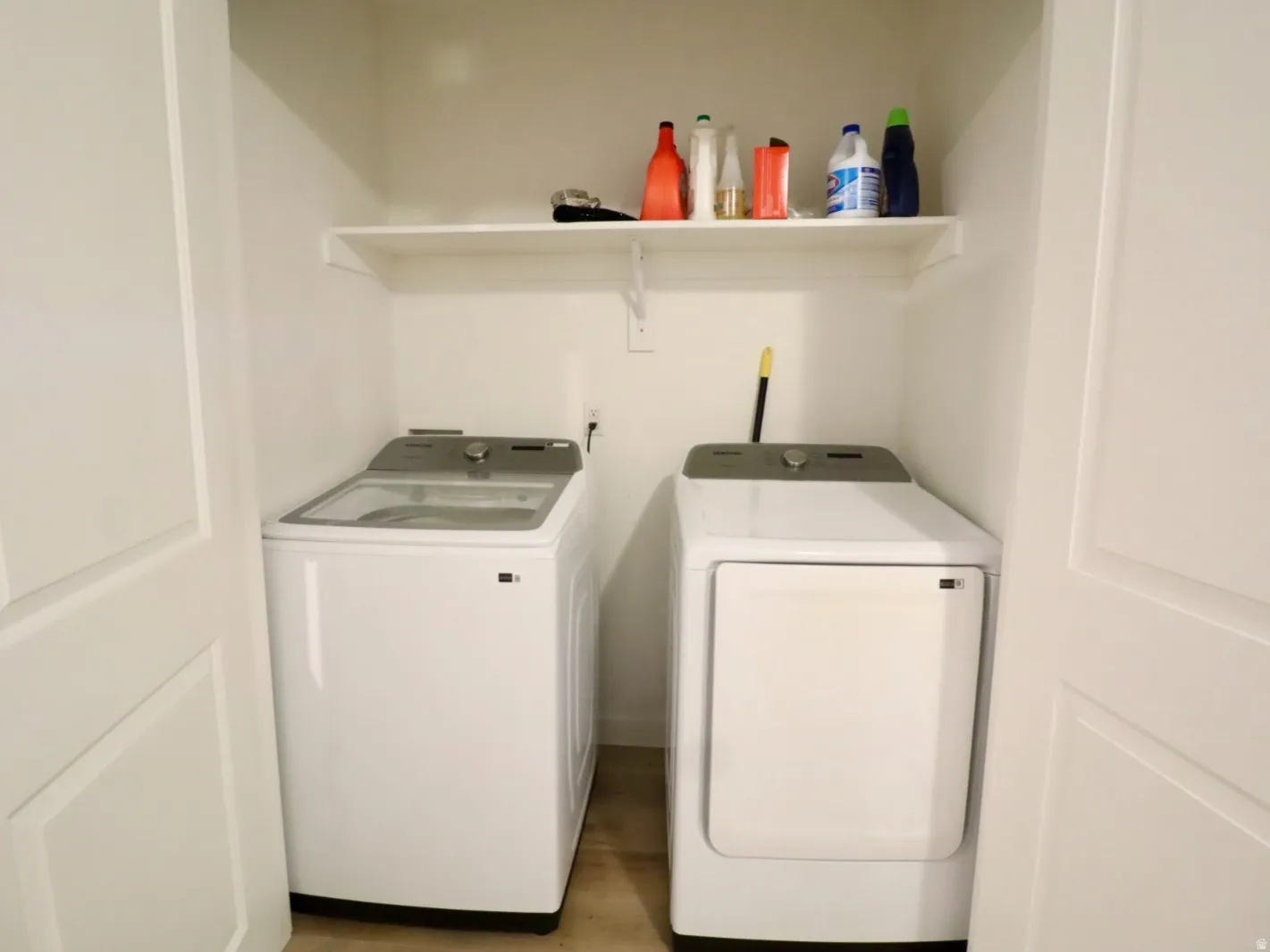 Laundry area featuring washer and dryer
