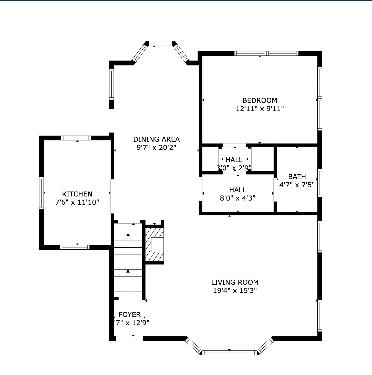 View of room layout