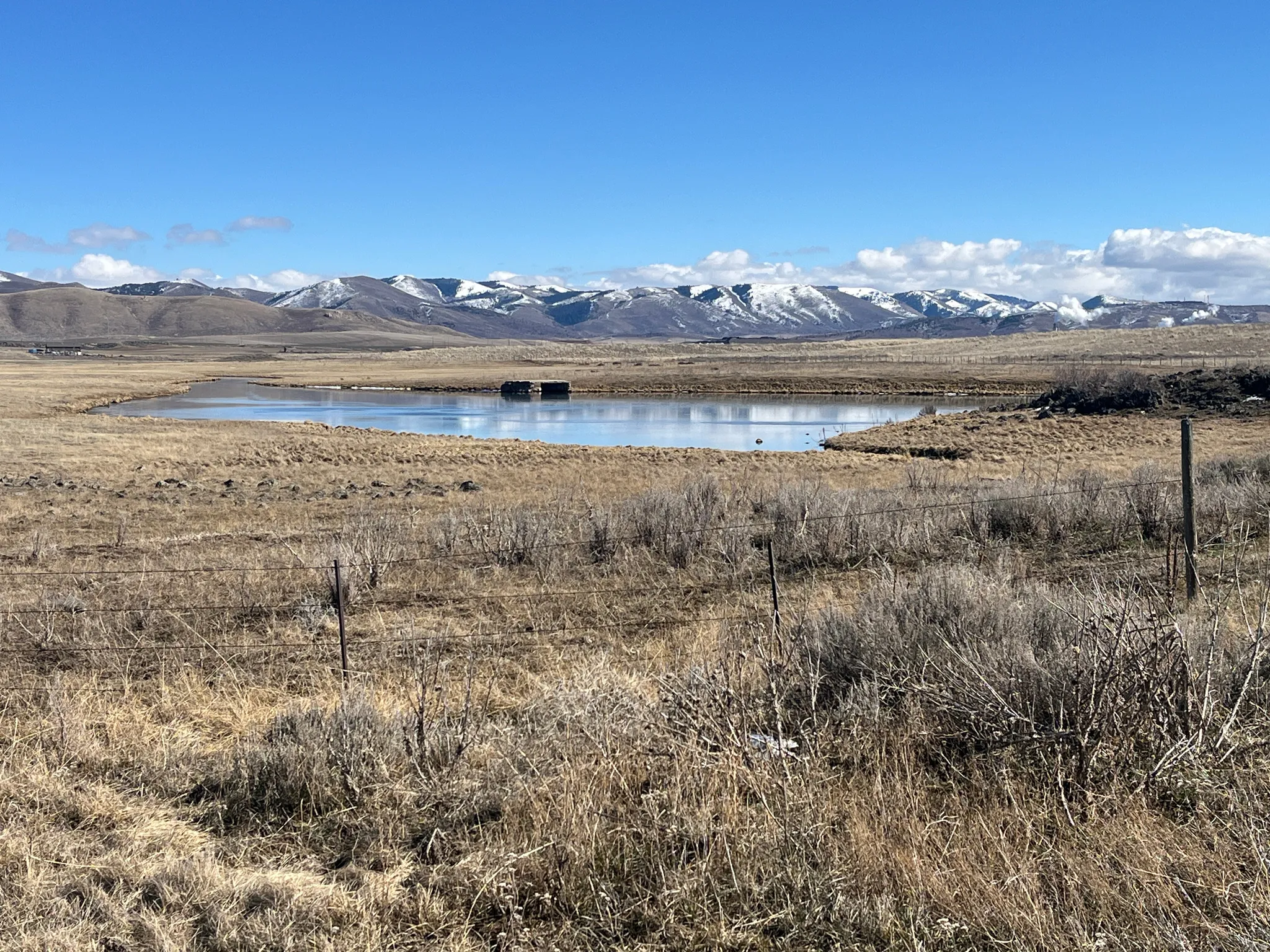 Water view featuring a mountain backdrop