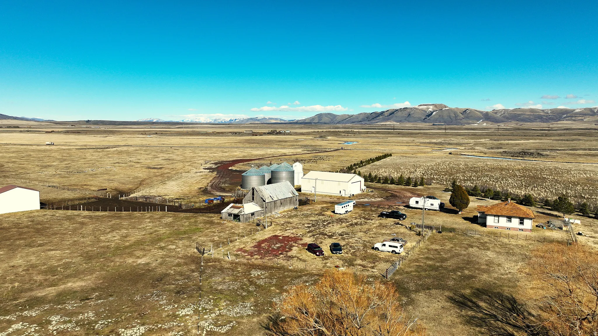 View of rural area featuring a mountainous background
