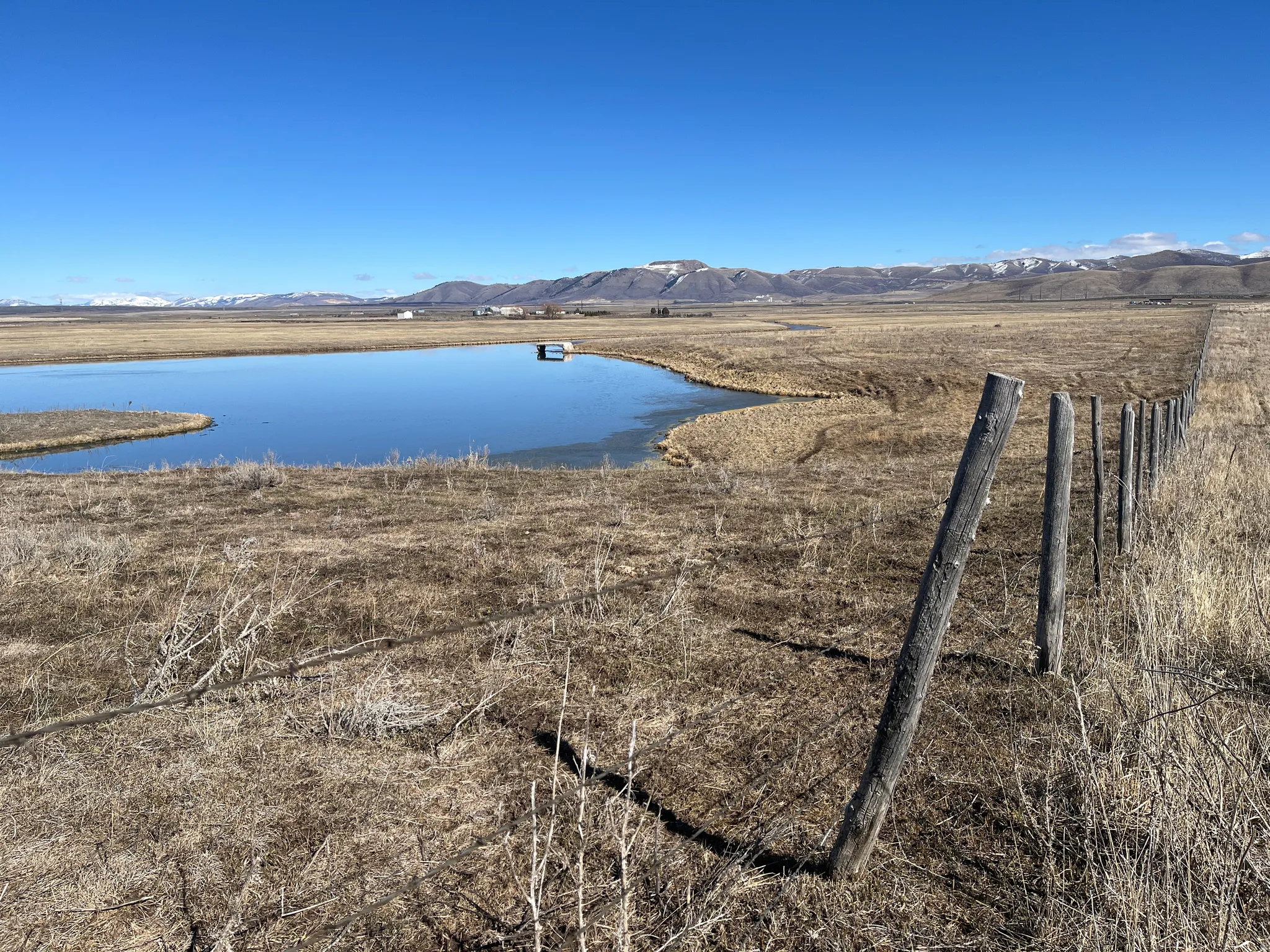 Water view with mountains