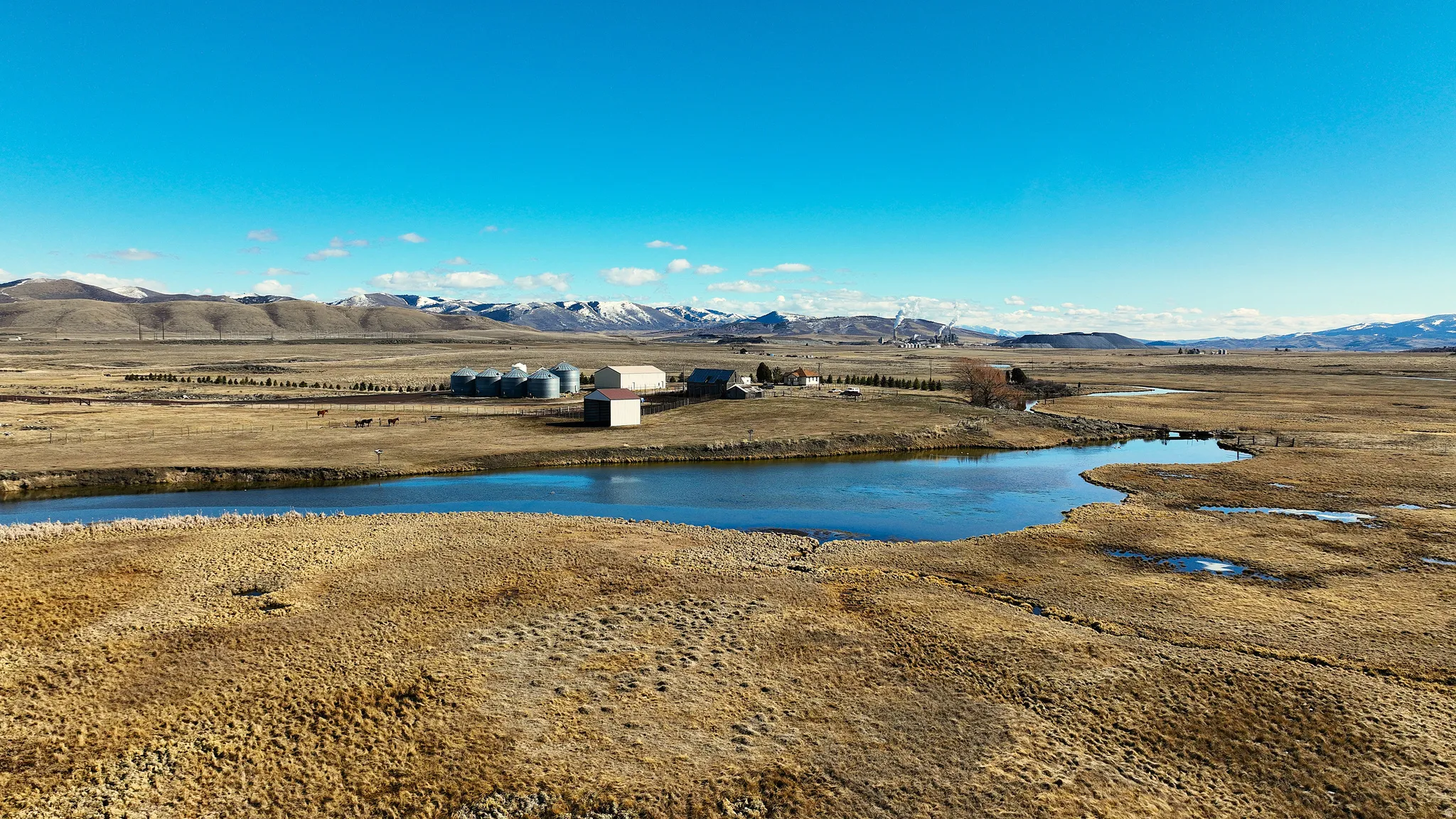 Water view featuring a mountainous background