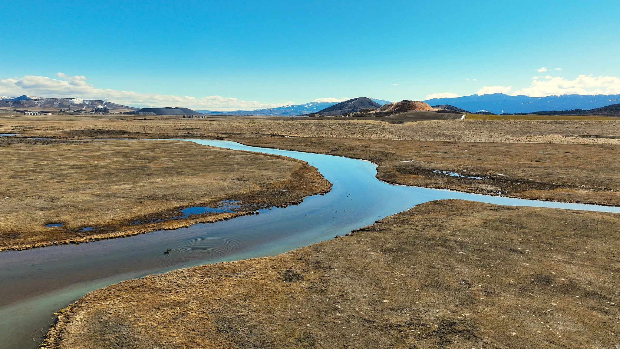 Water view with a mountain backdrop