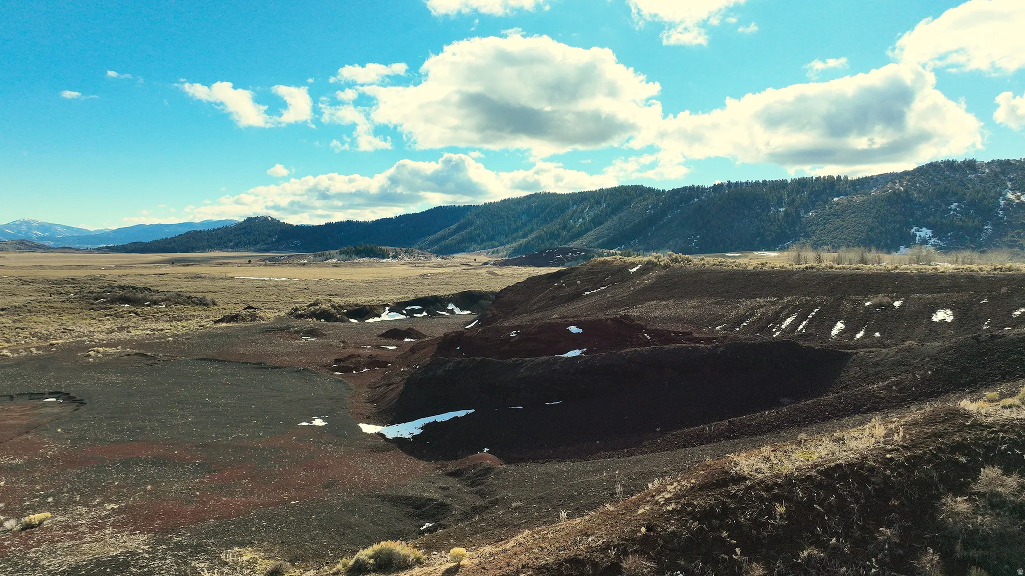View of mountain background