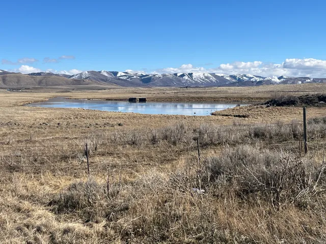 Water view featuring a mountain backdrop