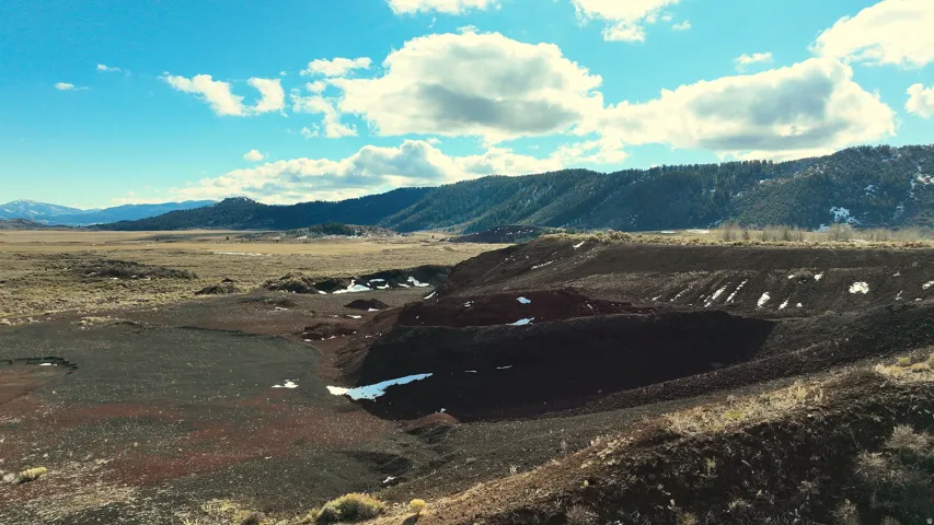 View of mountain background