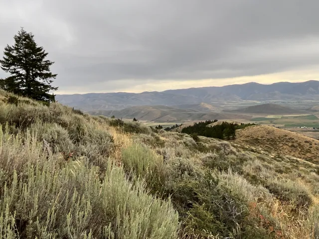 View of mountain backdrop