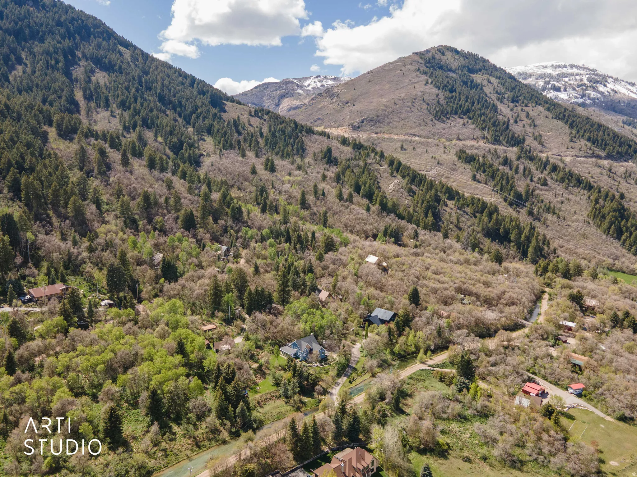View of mountain background