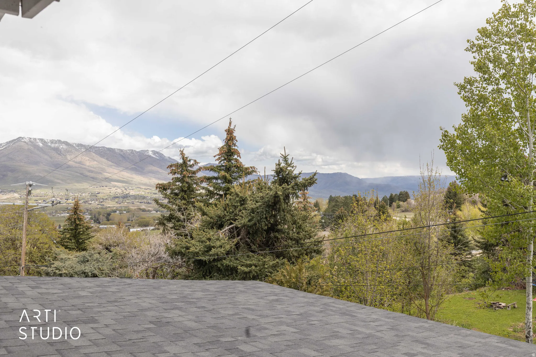 View of mountain background