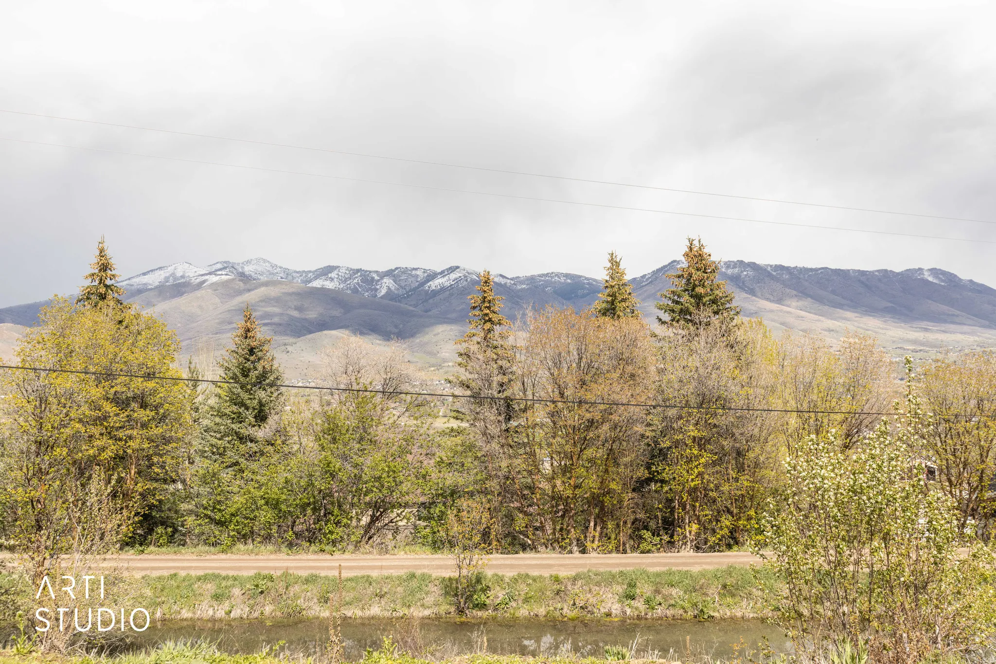 View of mountain background