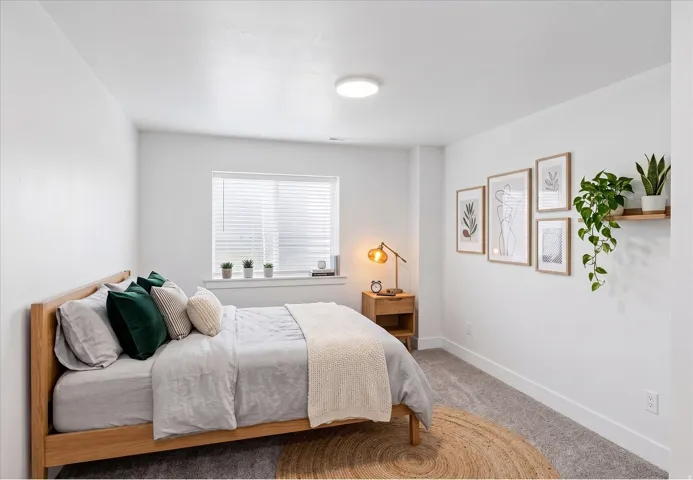 Bedroom 5 with baseboards