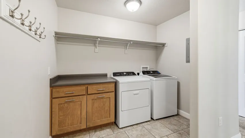 Laundry Room with storage