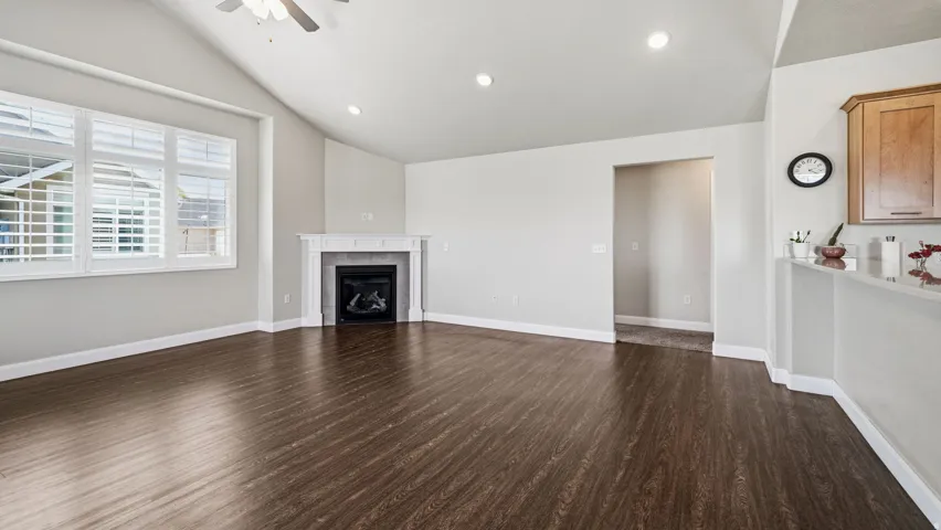 Huge Family Area.  Large enough to have lots of guests over.  With beautiful flooring.