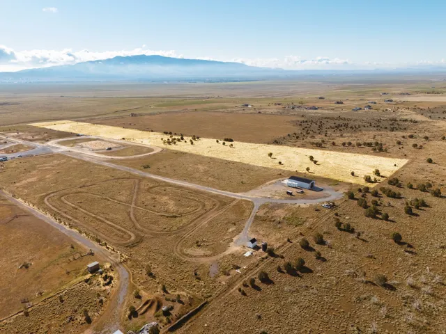 Overview of rural Cedar Valley landscape with a desert landscape