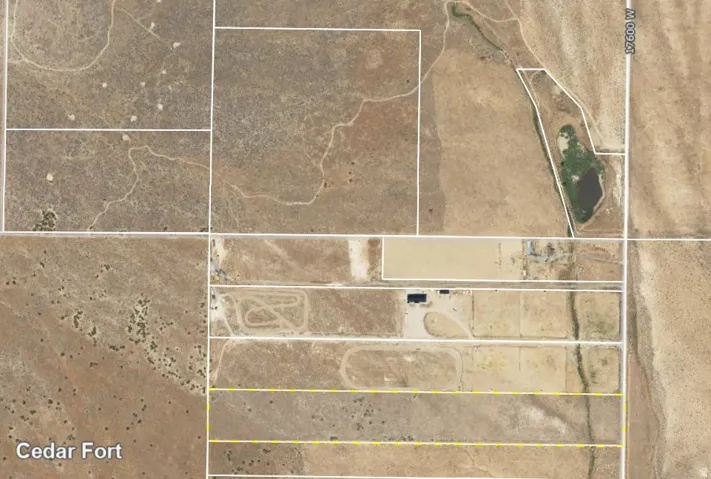 Map / location with property parcel outlined