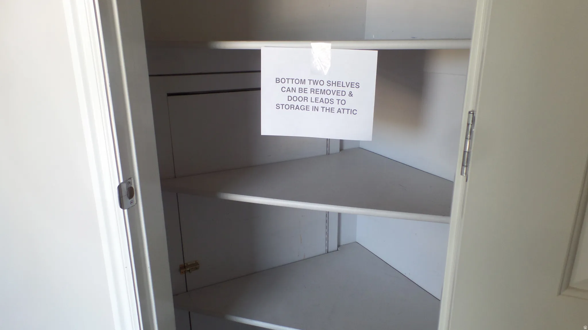 Closet - Very Large Linen Closet & Attic Access Storage