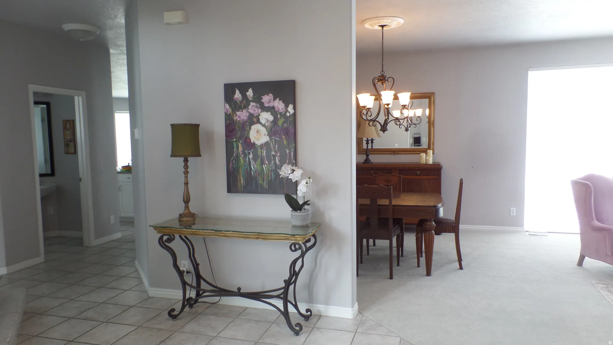 Entry to Main Floor - Formal Dining & Living Room