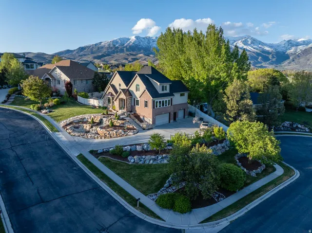 Drone / aerial view of mountains