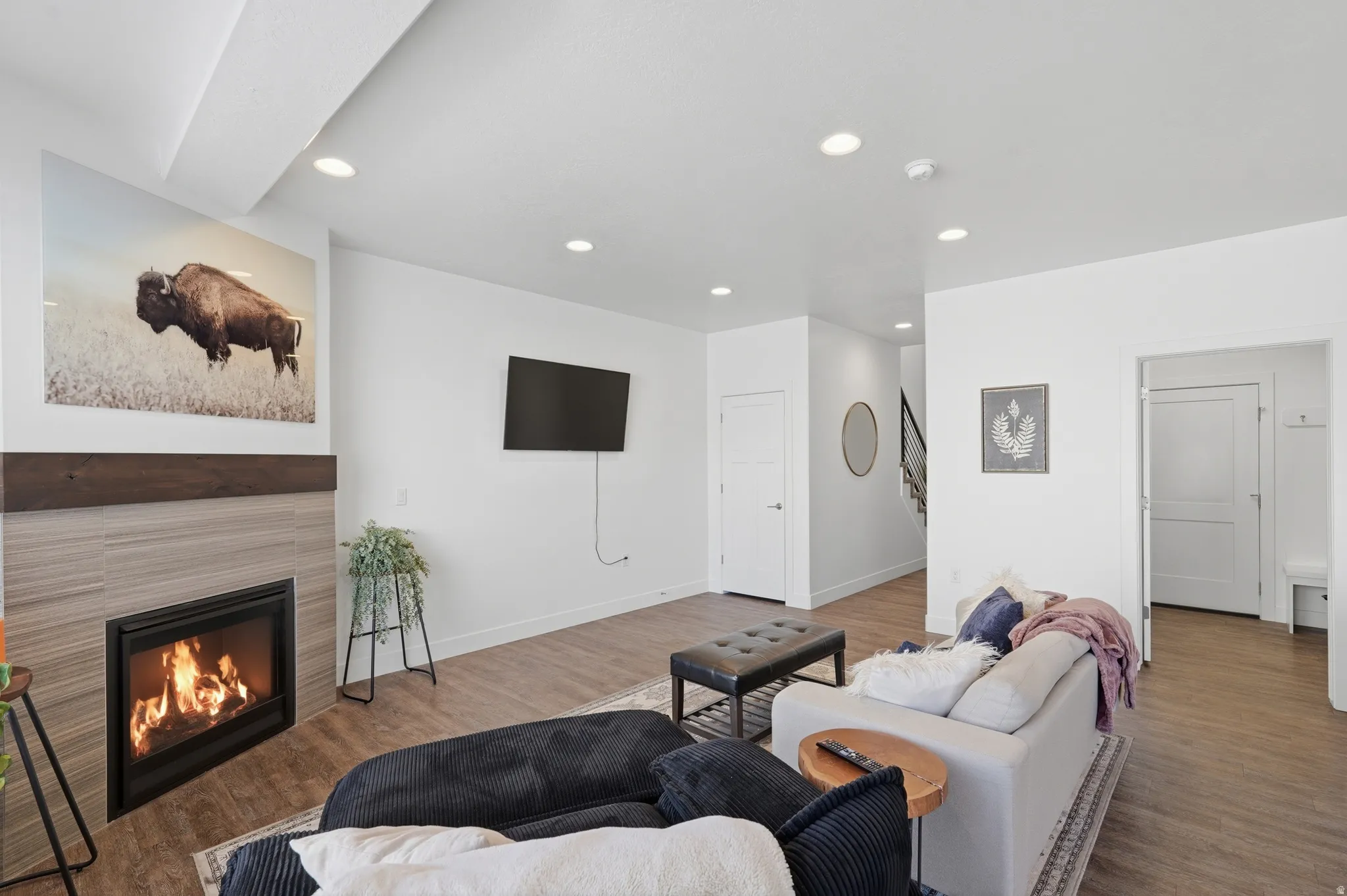 Cozy right up to your fireplace for those chilly Utah evenings