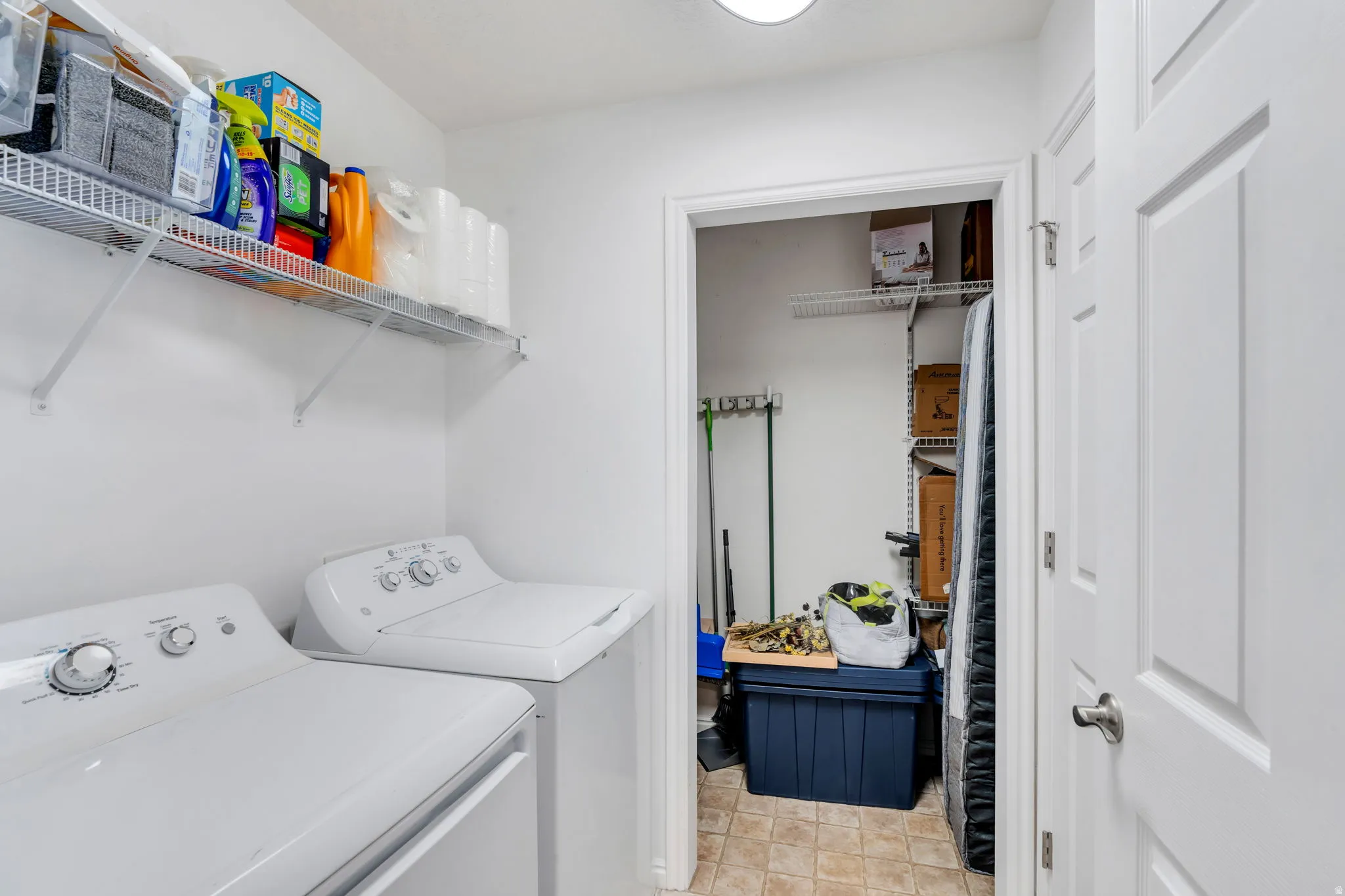 Laundry with ample storage