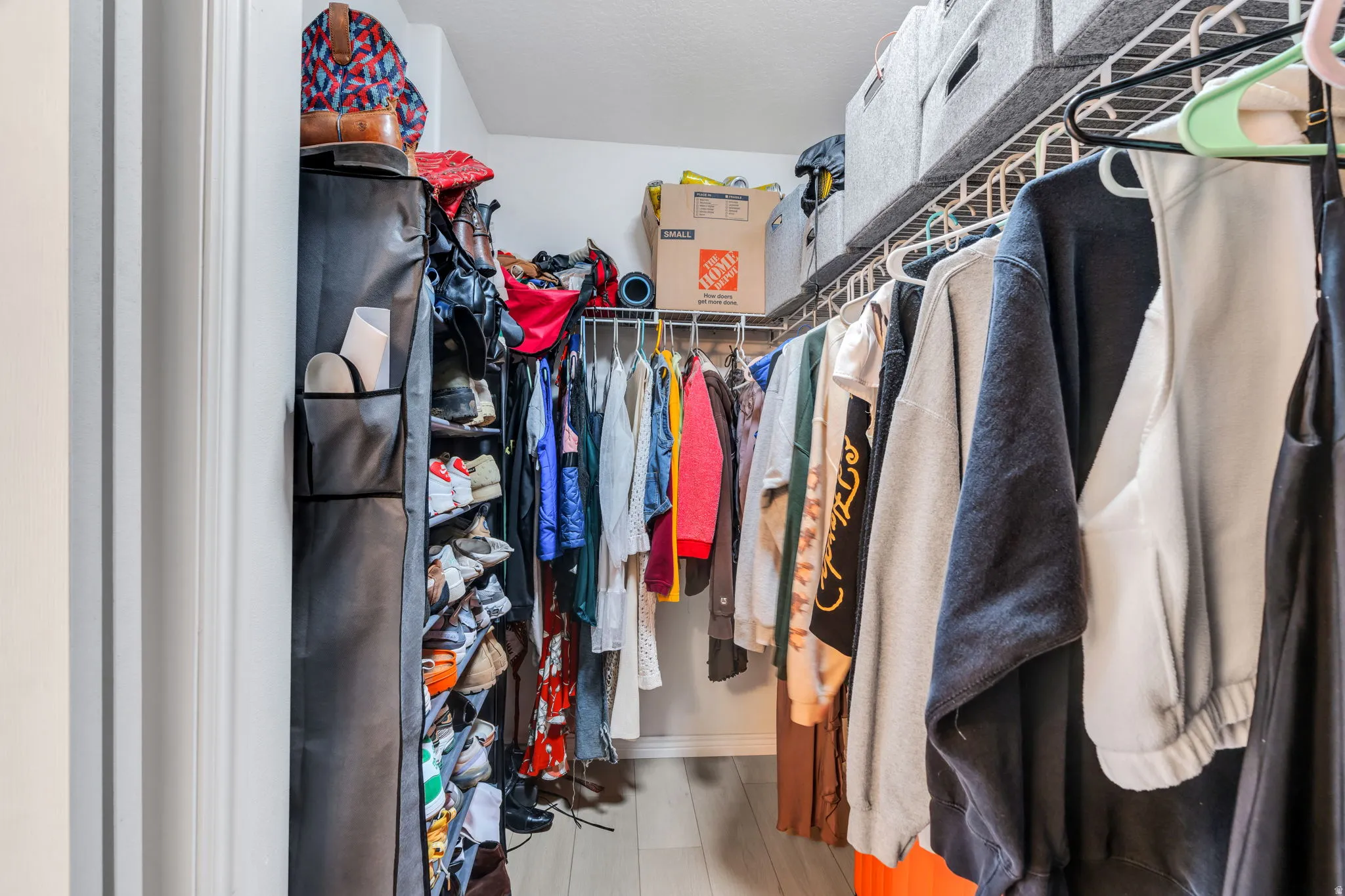 Primary closet