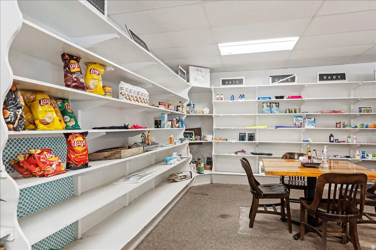 View of storage area