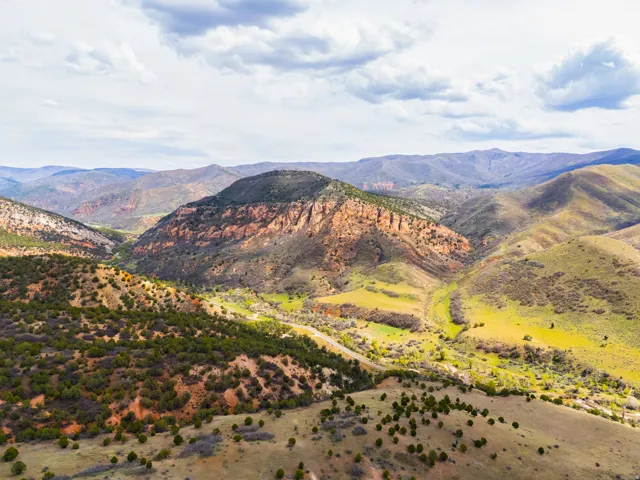 View of mountain background