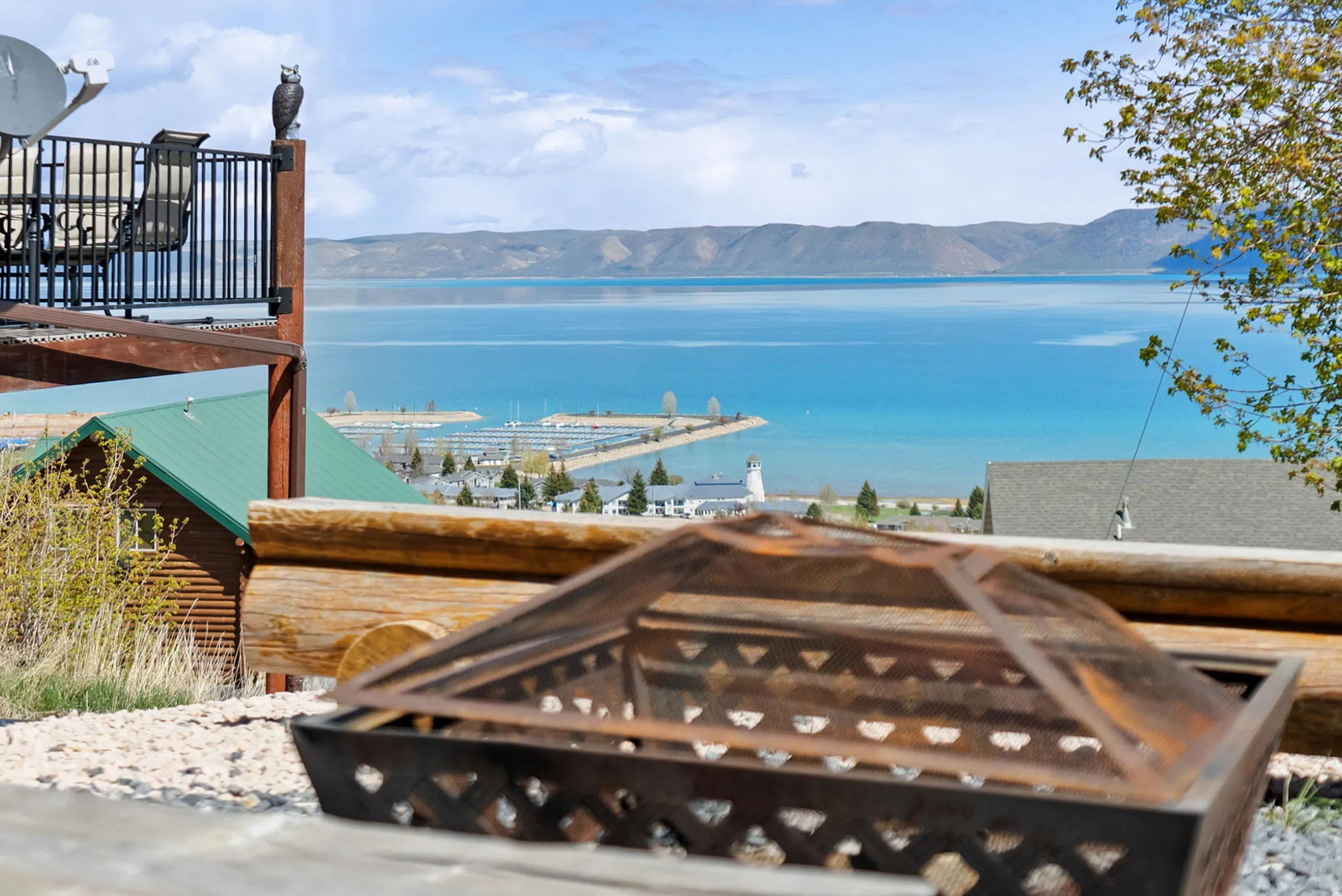 Water view featuring a mountainous background