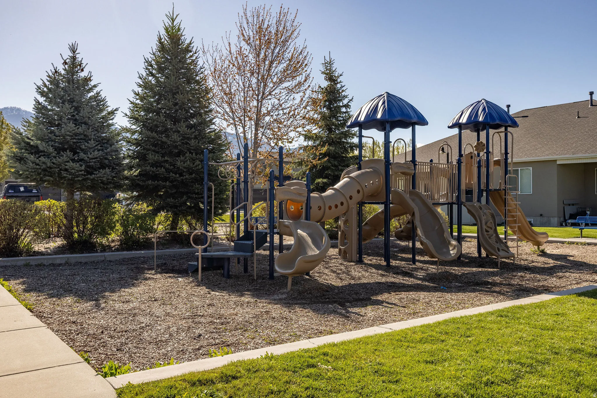View of community playground