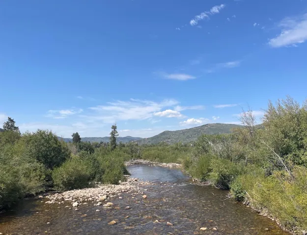 The Weber River from Aspen Mountain entry area